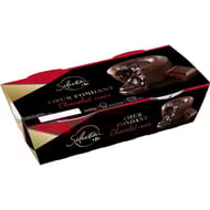 Carrefour sélection coeur fondant chocolat noir 2x90g