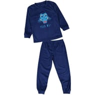 Pyjama long manches longues baby fleece garçon MARINE CROCO 12 ANS