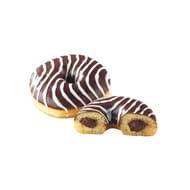 Donut zèbre fourré cacao x2