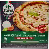 Carrefour extra pizza à la napolitaine margherita 370g