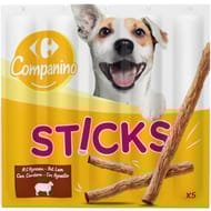 Carrefour companino récompense pour chien sticks à l'agneau - 50g
