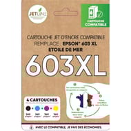 Jetline cartouche d'encre E-603 PACK XL ETOILE DE MER