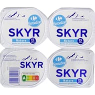 Carrefour sensation skyr nature 4X100g