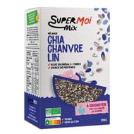 Supermoi mélange chia chanvre lin bio 250g
