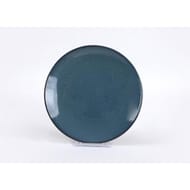 Assiette dessert email reactif bleu 21cm
