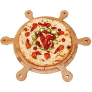 Service a pizza 7 pieces