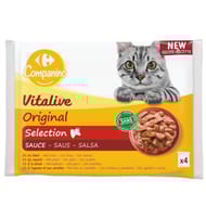 Carrefour companino pâtée pour chat assortiment 4x100g