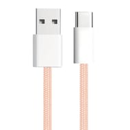 Apm câble usb-a / usb-c, colors nylon, rose, 1m 600403