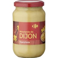 Carrefour moutarde de Dijon fine et forte 370g