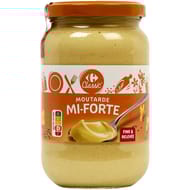 Carrefour classic' moutarde mi-forte finement piquante 350g