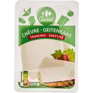 Carrefour Classic' Fromage chèvre en tranches 200g