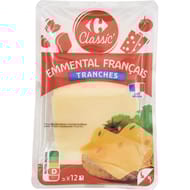 Carrefour Classic' Emmental en tranches 200g