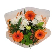 Bouquet tendresse orange