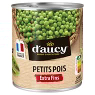 D'aucy pois extra fins 4/4 560g
