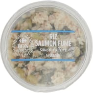 Carrefour bon appétit salade riz au saumon fumé wasabi 250g