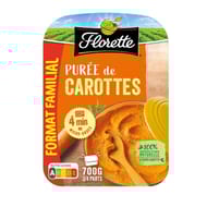 Florette purée carotte 700g format familial