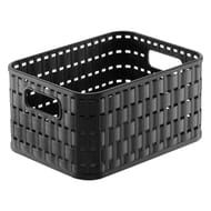 Panier de rangement 2l a6 noir country