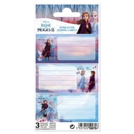 La reine des neiges 9 étiquettes adhésives