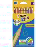 Bic tropicolors étui carton de 12 crayons de couleur