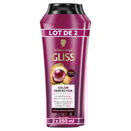 Gliss shampooing protection couleur ultimate color lot de 2 x 250 ml