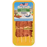 Douce France brochettes de dinde extra tendres mexicaines x4 380g