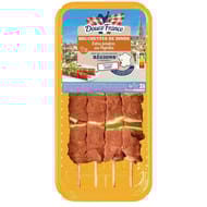 Douce France brochettes de dinde extra tendres paprika x4 380g