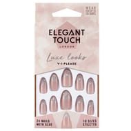 Elegant touch luxe looks faux-ongles 10 tailles x24