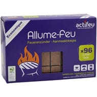 Actifeu allume-feu cubes bois x96