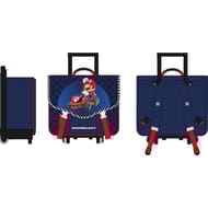 Cartable a roulettes 41cm mario kart marine