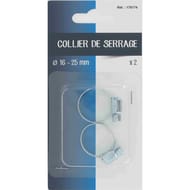 Collier de serrage 16-25mm x2