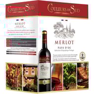 IGP OC Merlot Rouge Couleur Sud 13,5% Vol. Bib 3 litres