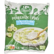 Carrefour classic' poireaux à la crème fraîche 1kg