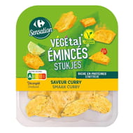 Carrefour sensation végétal émincés saveur curry 160g