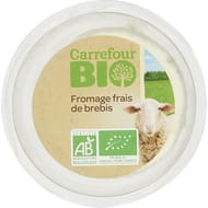 Carrefour Bio fromage de brebis frais 100g