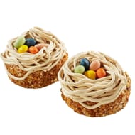 Nids de Pâques individuels praliné x2