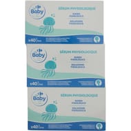 Carrefour baby serum physiologique x6