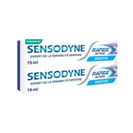 Sensodyne dentifrice sensibilité menthe fraîche 75mlx2