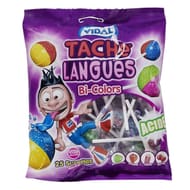 Sucettes tache langues bi-colors 200g