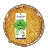 4 crêpes fines bio 160g