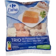 Carrefour extra trio de poisson msc 600g