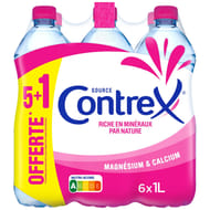 Contrex pack 5+1l offert