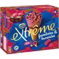 Extrême 6 cônes framboise & brownie 426g