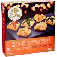 Carrefour classic 20 mini paniers apéritifs 280g