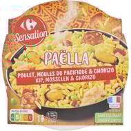 Carrefour sensation paella volaille et fruit de mer 300g