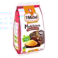 St michel madeleines coquilles nappées chocolat  350g
