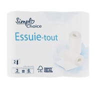 Simpl essuie tout simple blanc compact x3