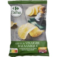 Carrefour extra chips saveur vinaigre balsamique 120g