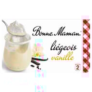 Bonne maman liégeois vanille 2x105g