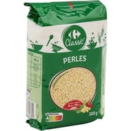 Carrefour classic' pâtes perles 500g