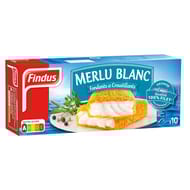Findus 10 panés merlu blanc msc 510g